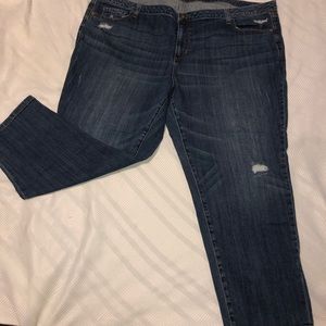 Boyfriend cut jeans